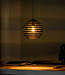 Not available Hanglamp Rond Staal 30 cm, H340 zwart