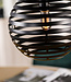 Not available Hanglamp Rond Staal 30 cm, H340 zwart