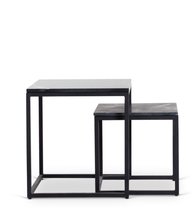 Starfurn Salontafel Daan | Set Van 2  | Zwart marmer