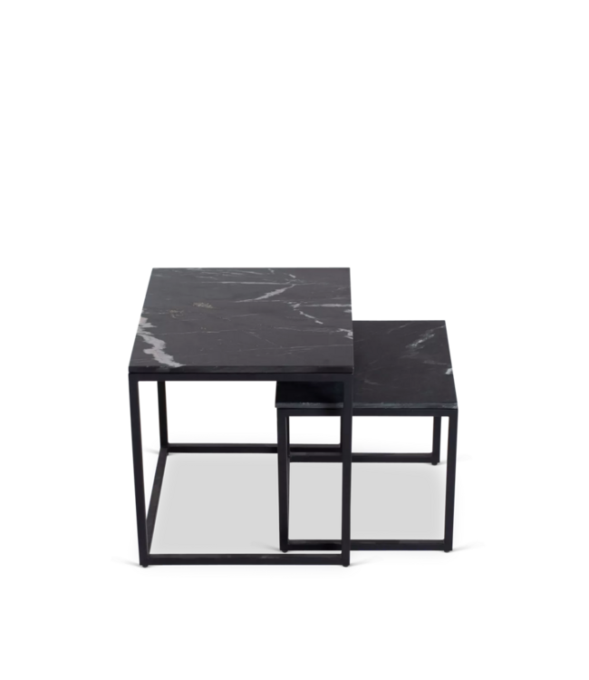 Starfurn Salontafel Daan | Set Van 2  | Zwart marmer
