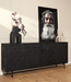 Starfurn Dressoir Brandy Zwart | 220x40x90 cm