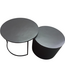 Starfurn Salontafel Luna | Zwart | Set van 2 | Aluminium