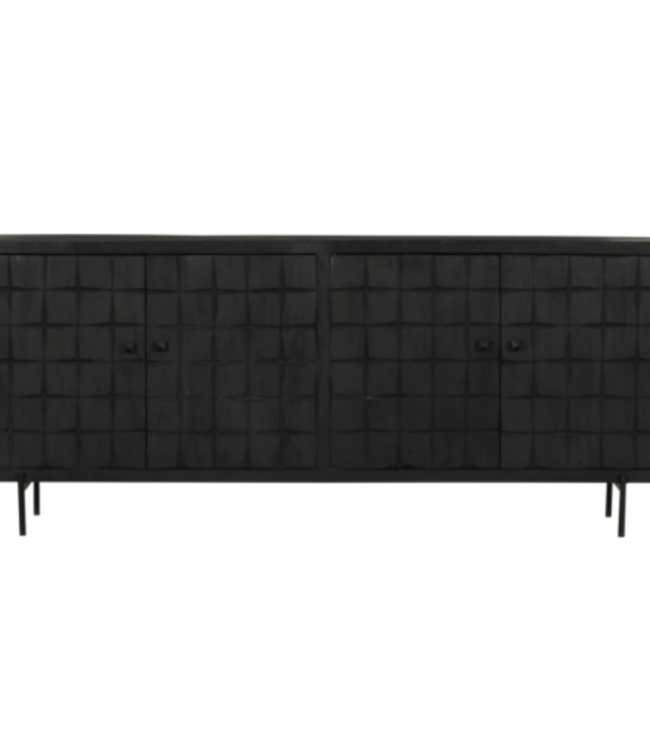 Starfurn Dressoir Brandy Zwart | 220x40x90 cm