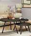 Starfurn Salontafel Ohio Zwart | Set Van 3 | Mangohout