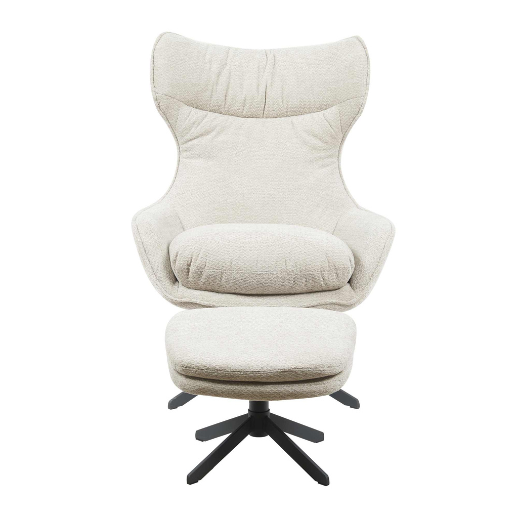 Starfurn Fauteuil Olivia | Taupe | 108x77x85 cm