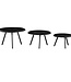 Starfurn Salontafel Ohio Zwart | Set Van 3 | Mangohout