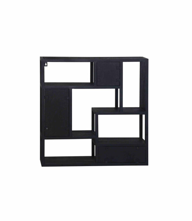 Starfurn Wandrek vierkant | Mangohout | 75x75x16 cm