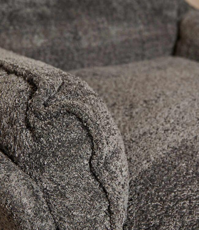 Starfurn Fauteuil Vera | Donkergrijs | 96,5x82x95 cm