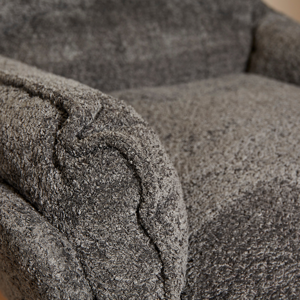 Starfurn Fauteuil Vera | Donkergrijs | 96,5x82x95 cm