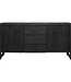 Starfurn Dressoir Boaz | Zwart | Mangohout | 80x160x40 cm