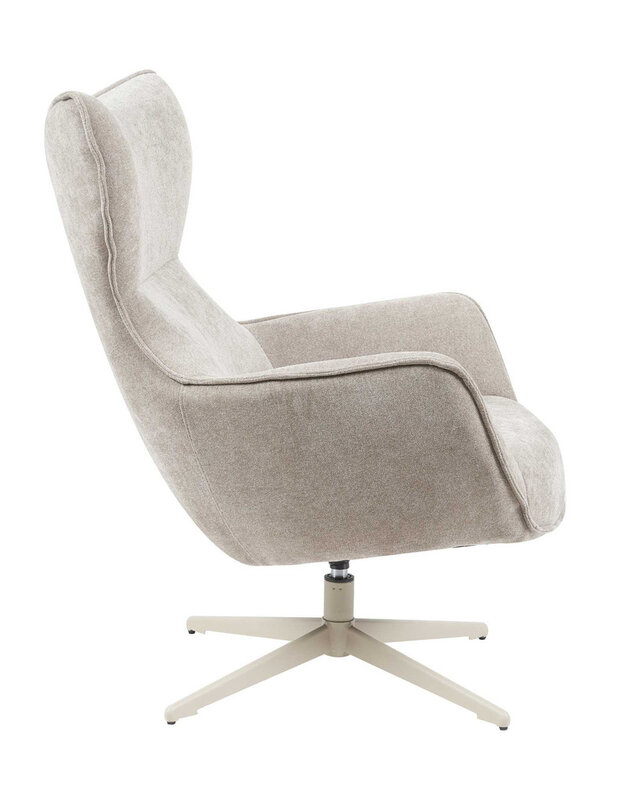 Starfurn Fauteuil Julia | Taupe | 102x76x78 cm