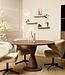 Starfurn Eettafel Lima | Walnoot | Rond | 76x150 cm