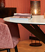 Starfurn Eettafel Lynn | Rond | Wit Marmer | 130 CM
