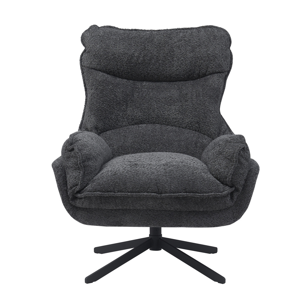 Starfurn Fauteuil Vera | Donkergrijs | 96,5x82x95 cm