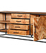 Starfurn Dressoir Arlington | Mangohout | 75x210x45 cm