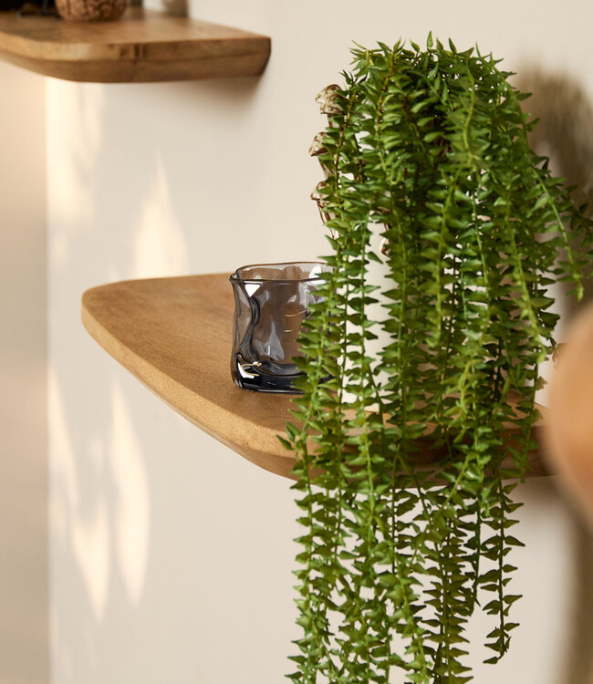 Starfurn Wandplank Gusta Naturel | Mangohout | Set van 3