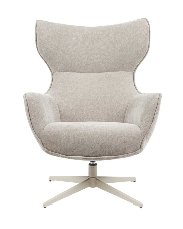 Starfurn Fauteuil Julia | Taupe | 102x76x78 cm