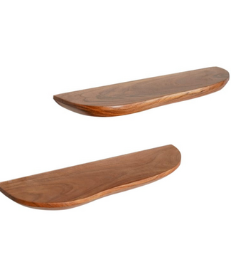 Starfurn Wandplank Live edge | 60 cm | Set van 2