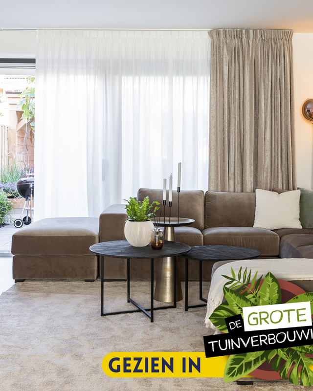 Starfurn Salontafel Arlington | Set van 2 | Zwart | Mangohout
