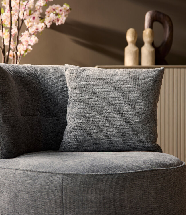 Starfurn Fauteuil Fien | Grijs | 86x82x91 cm