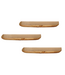 Starfurn Wandplank Gusta Naturel | Mangohout | Set van 3