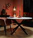 Starfurn Eettafel Lynn | Rond | Wit Marmer | 130 CM