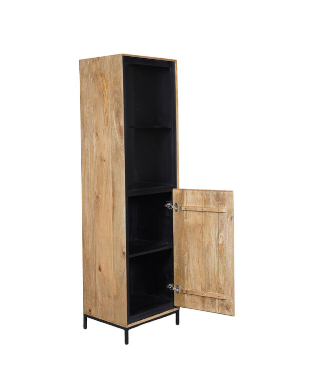 Starfurn Boekenkast RichWood | Mangohout | 200x55x45 cm