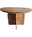 Starfurn Eettafel Tense | Rond | Mangohout | 76x130 cm