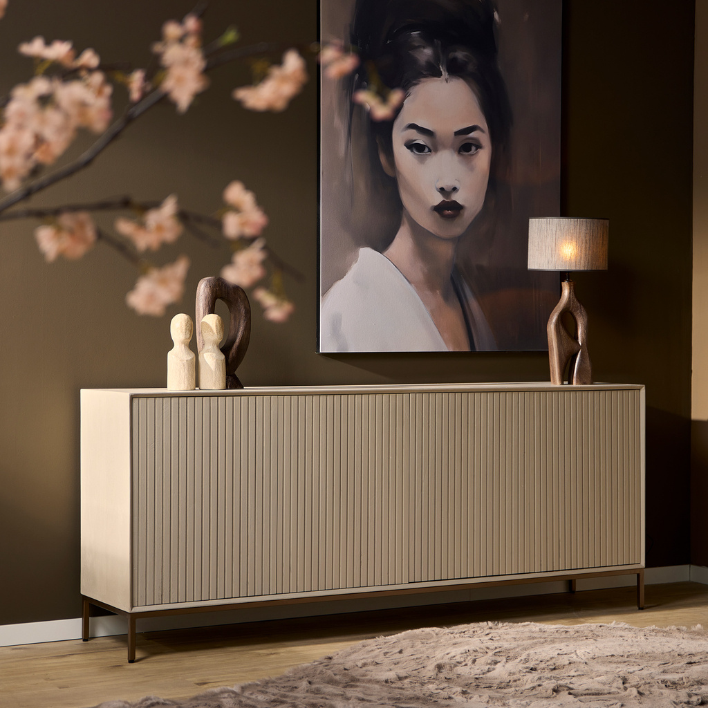 Starfurn Dressoir Madison Zand | 210x45x85 cm