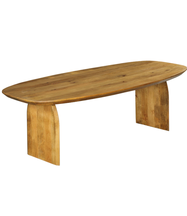Starfurn Eettafel Tense | Mangohout | 76x200x100 cm