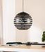 Not available Hanglamp Rond Staal 40 cm, H340 zwart
