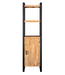 Starfurn Boekenkast Boaz | Mangohout | 1 deur | 200x55x45 cm
