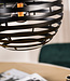 Not available Hanglamp Rond Staal 40 cm, H340 zwart