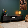 Tv-meubel New York Zwart 180x45x50 cm