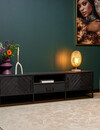 Starfurn Tv-meubel New York Zwart 180x45x50 cm