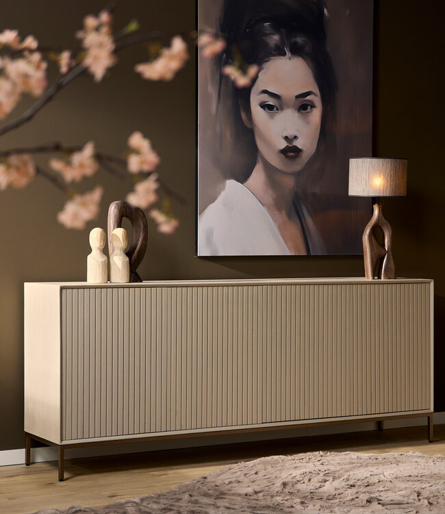Starfurn Dressoir Madison Zand | 210x45x85 cm