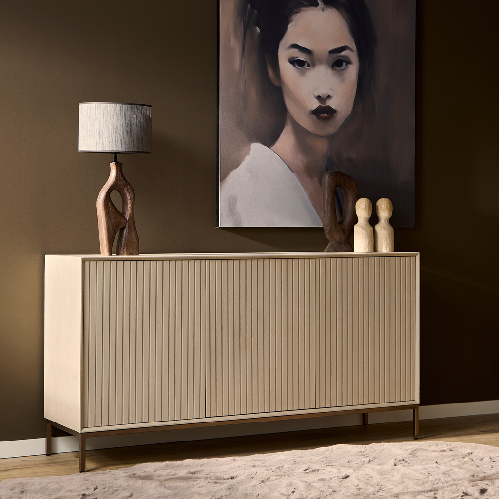Starfurn Dressoir Madison | Zand | Mangohout | B165 cm