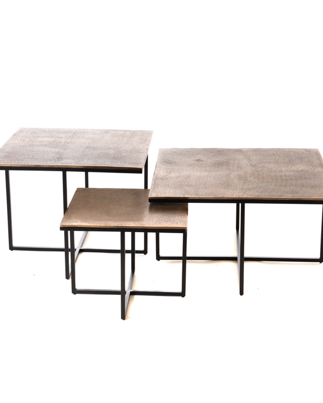 Starfurn Salontafel Joelle | Set van 3 | Aluminium