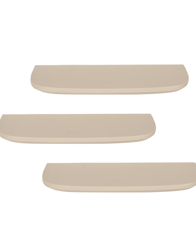 Starfurn Wandplank Gusta Sand | 60 cm | Set van 3