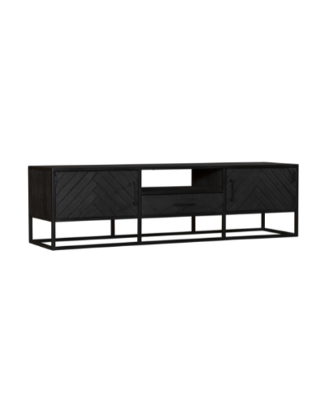 Starfurn Tv-meubel New York Zwart 180x45x50 cm