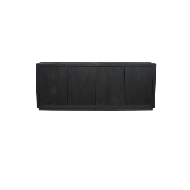 Starfurn Dressoir Brussel Zwart 4 deuren | 200 cm | Push-Open