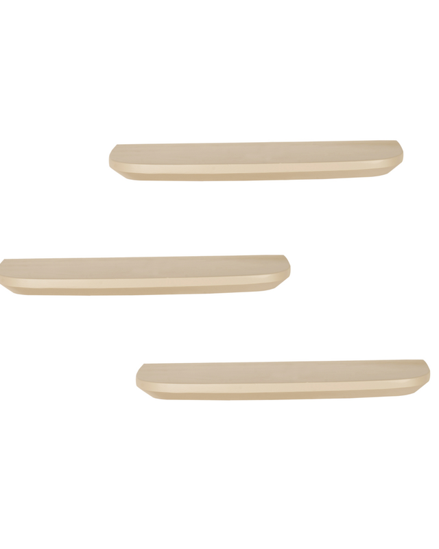 Starfurn Wandplank Gusta Sand | 60 cm | Set van 3