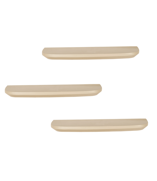 Starfurn Wandplank Gusta Sand | 60 cm | Set van 3