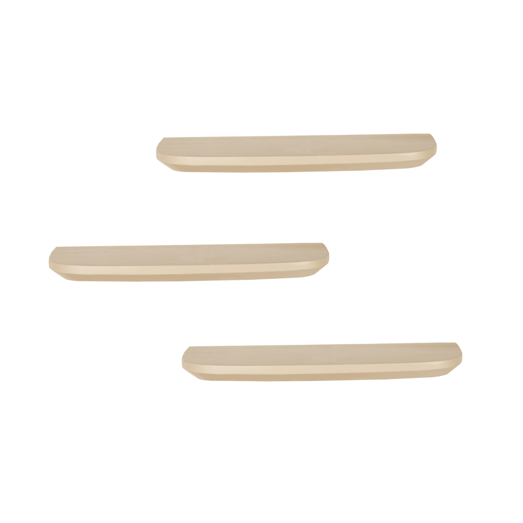 Starfurn Wandplank Gusta Sand | 60 cm | Set van 3