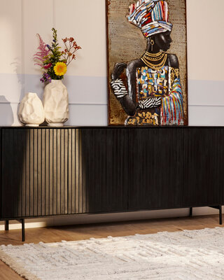 Starfurn Dressoir Madison | Mangohout | 85x210x45 cm