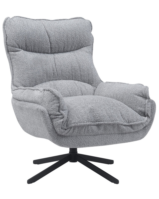 Starfurn Fauteuil Vera | Lichtgrijs Met Draaifunctie