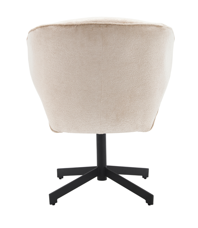 Starfurn Eetkamerstoel Persie | Beige | Draaibaar | 83x68x62 cm