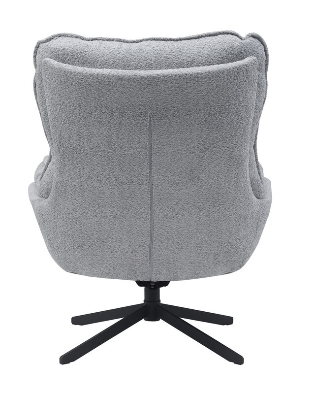 Starfurn Fauteuil Vera | Lichtgrijs Met Draaifunctie