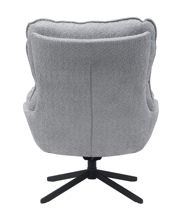 Starfurn Fauteuil Vera | Lichtgrijs Met Draaifunctie