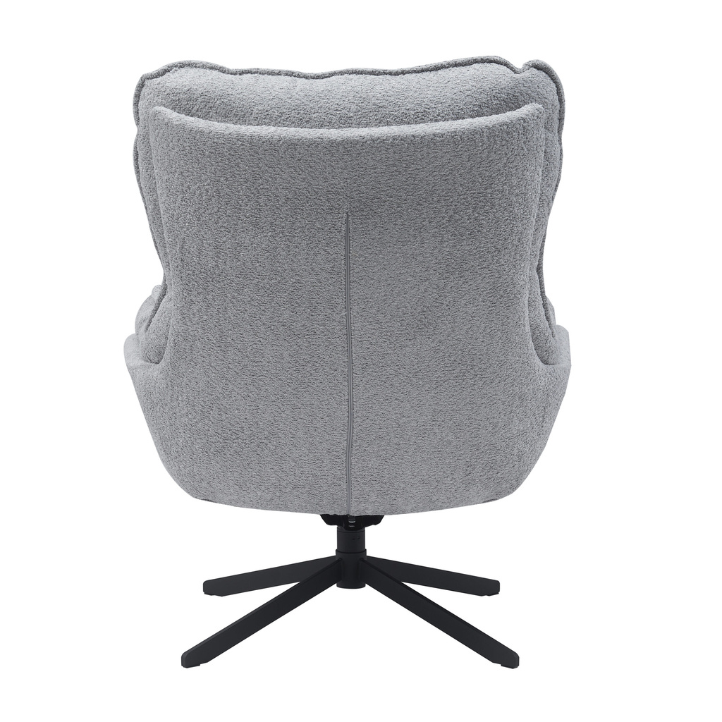 Starfurn Fauteuil Vera | Lichtgrijs Met Draaifunctie